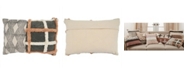 Saro Lifestyle Tufted Print Decorative Pillow, 16" x 24"